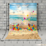 Bubble Beach Background