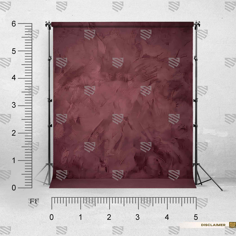 Burgundy Petal Textured Photography Backdrop