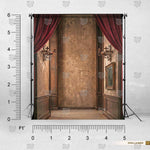 Burgundy Velvet Passage photography backdrop for studio shoots