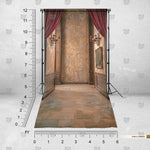 Deep burgundy photography background for model shoots