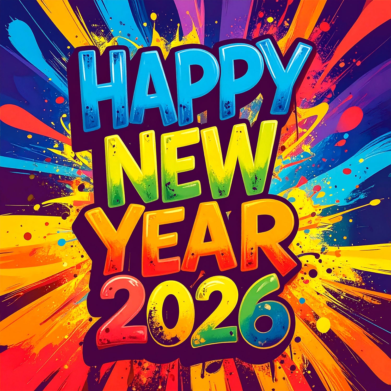 Burst Color Celebration