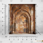 Carved Sandstone Passage backdrop for fashion photoshoots