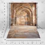 Carved Sandstone Passage photography backdrop by BackdropIndia