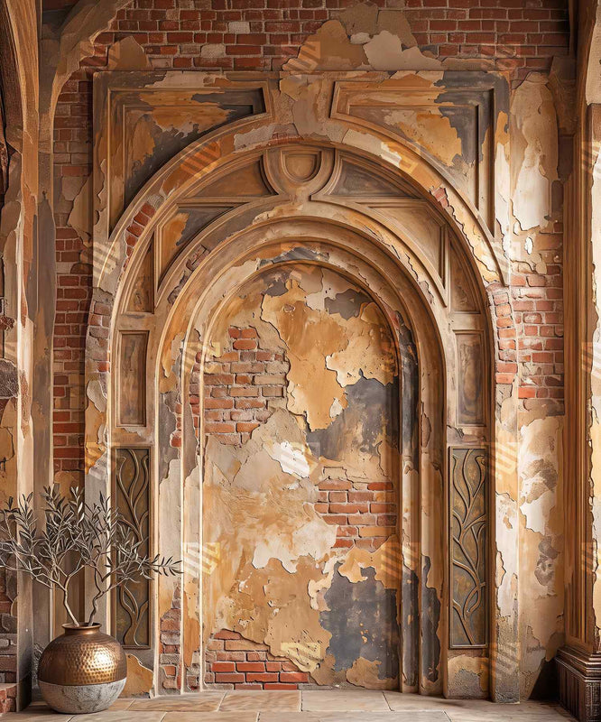 Carved Sandstone Passage Photography Backdrop for Studio Shoots