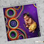 Chakra Jewel Elegance Newborn Baby Photography Backdrop