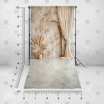 Champagne Silk Cascade photography backdrop