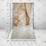 Silk-inspired background for fashion photoshoots