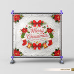Christmas Wreath Backdrop