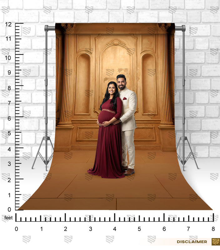 Classic Stone Elegance - Maternity Backdrop