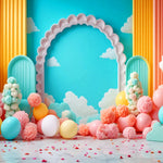 Cloud Pastel Paradise Backdrop