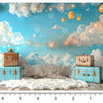 Dreamy Cloud Voyage Backdrop