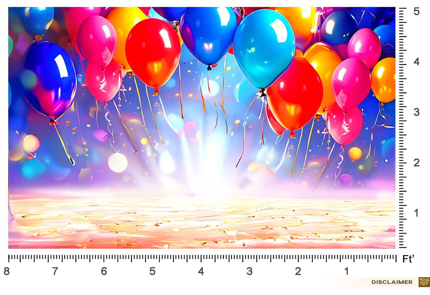 Colorful Celebration Burst