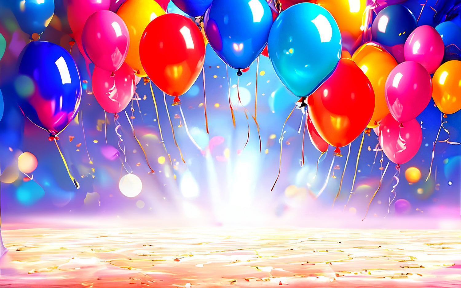 Colorful Celebration Burst