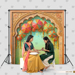 Parasol Celebration Arch Backdrop
