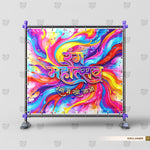 Holi Bliss Photography Backdrop