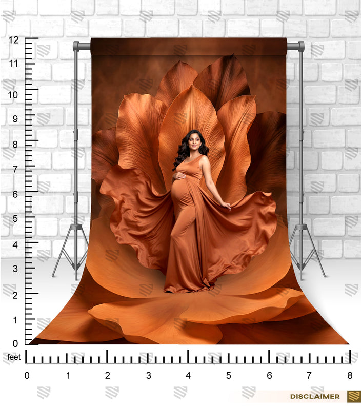 Copper Bloom Majesty - Maternity Backdrop