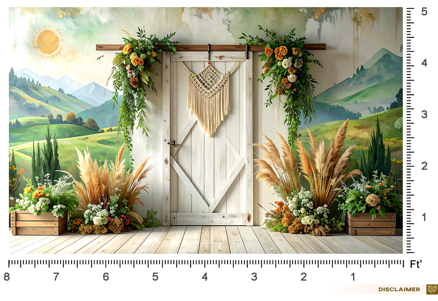 Countryside Bloom Door