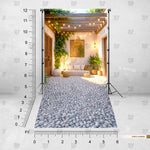 Pebble Courtyard Background