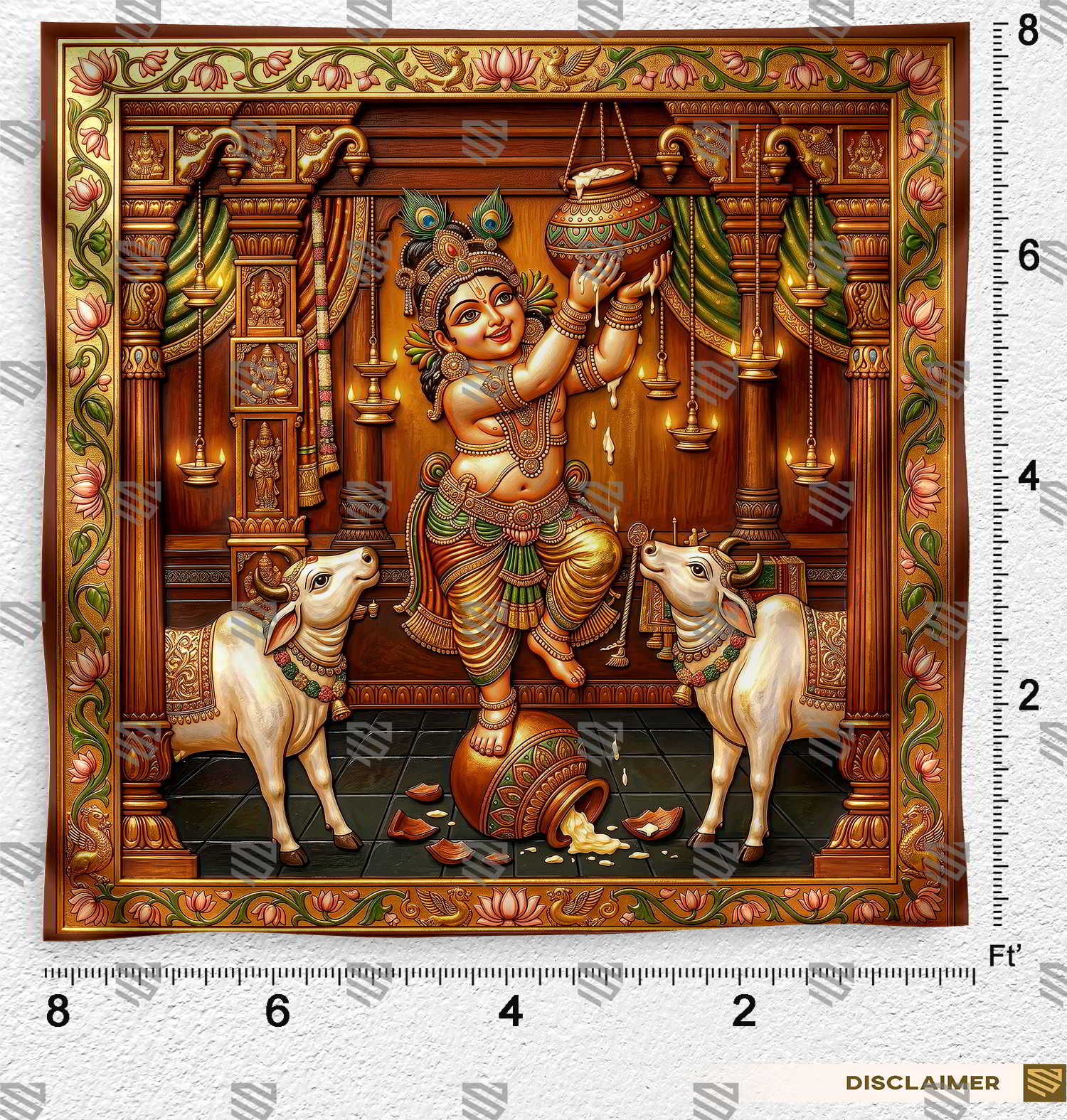 Damodar Anand Leela Backdrop