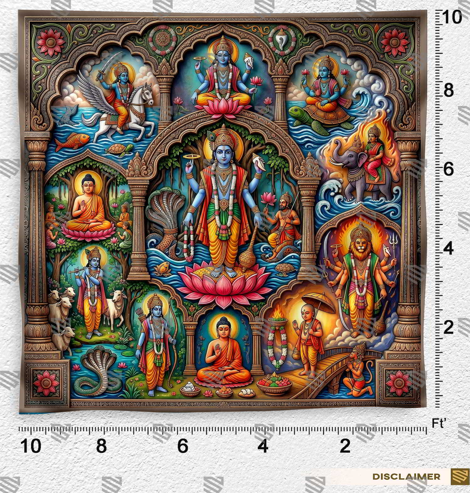 Hindu Mythology Backdrop
