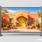 Desert Sunshine Abode - Baby photoshoot Backdrop