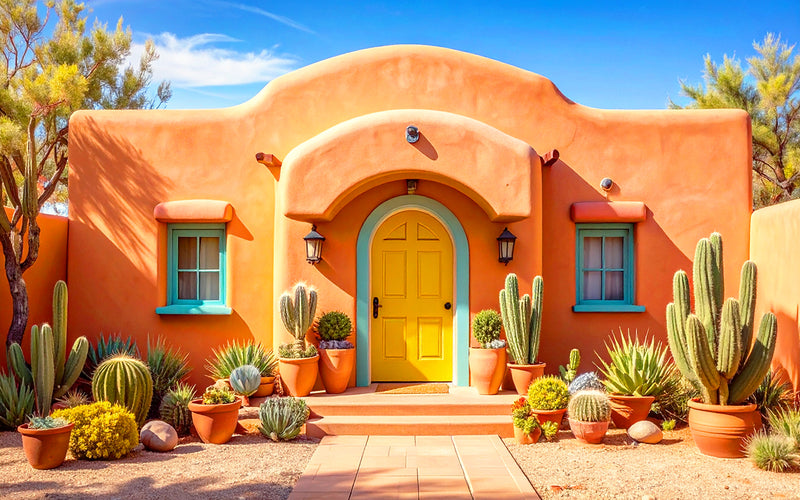 Desert Sunshine Abode - Baby photoshoot Backdrop