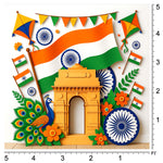 Indian Tricolor Background