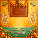 Divine Village Festive Frame Backdrop