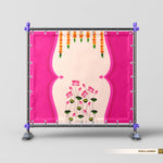 Floral Frame Photography Backdrop