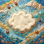 Dreamy Gokul Skies Newborn Baby Photography Backdrop