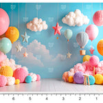 Cloud Theme Photography Backdrop