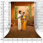 Courtyard Calm Maternity Backdrop