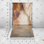 Artistic earth-tone photography background for model portraits
