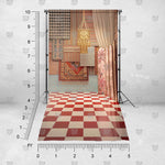 Artisan gallery-inspired background for portrait photography