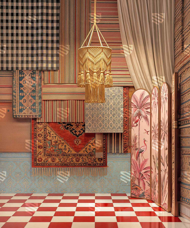 Eclectic Artisan Gallery Photography Backdrop for Studio Shoots