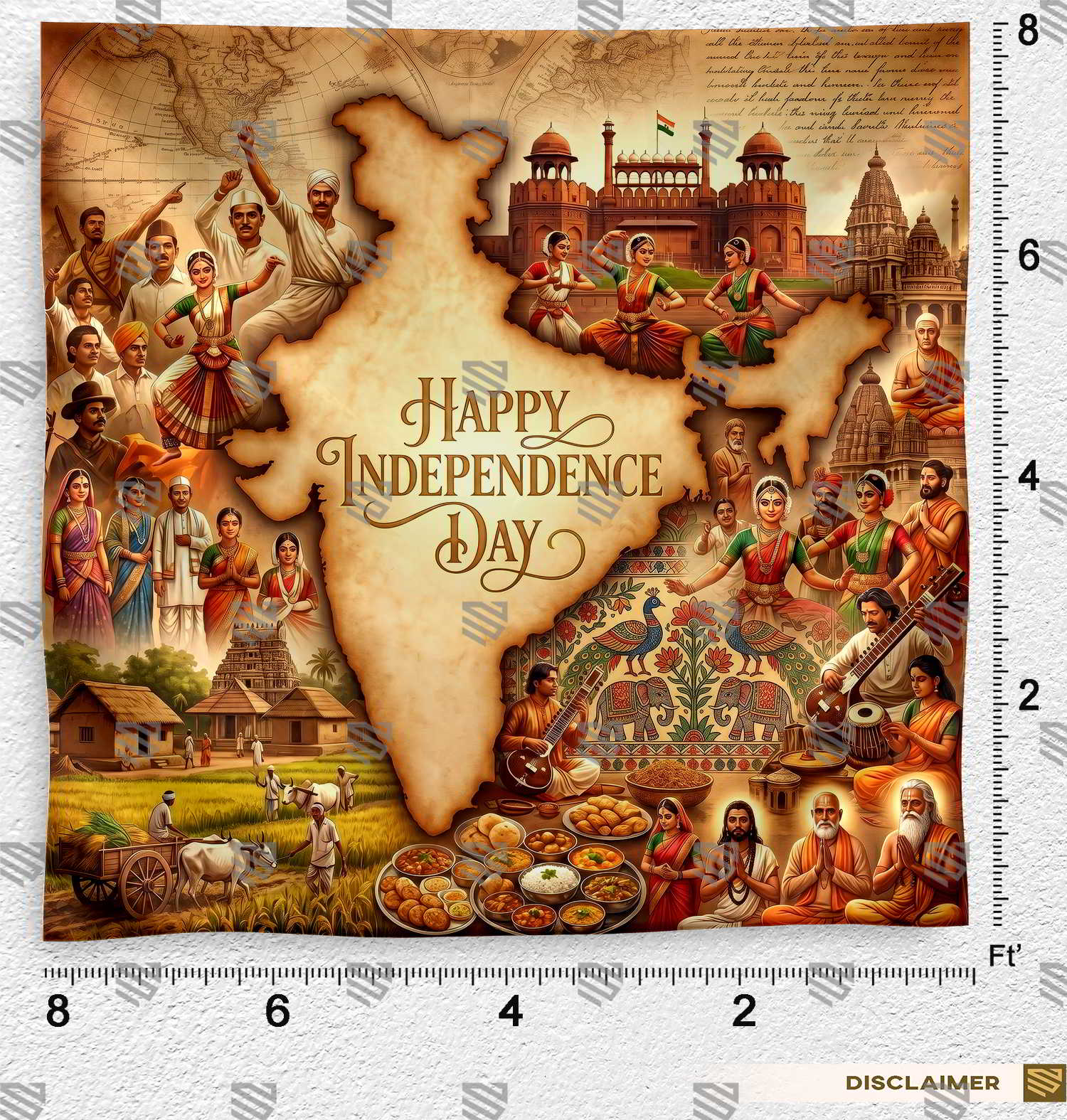 Indian Heritage Photography Backdrop