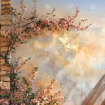 Elegant Blooming Interior Backdrop