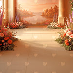 Sunset Garden Backdrop
