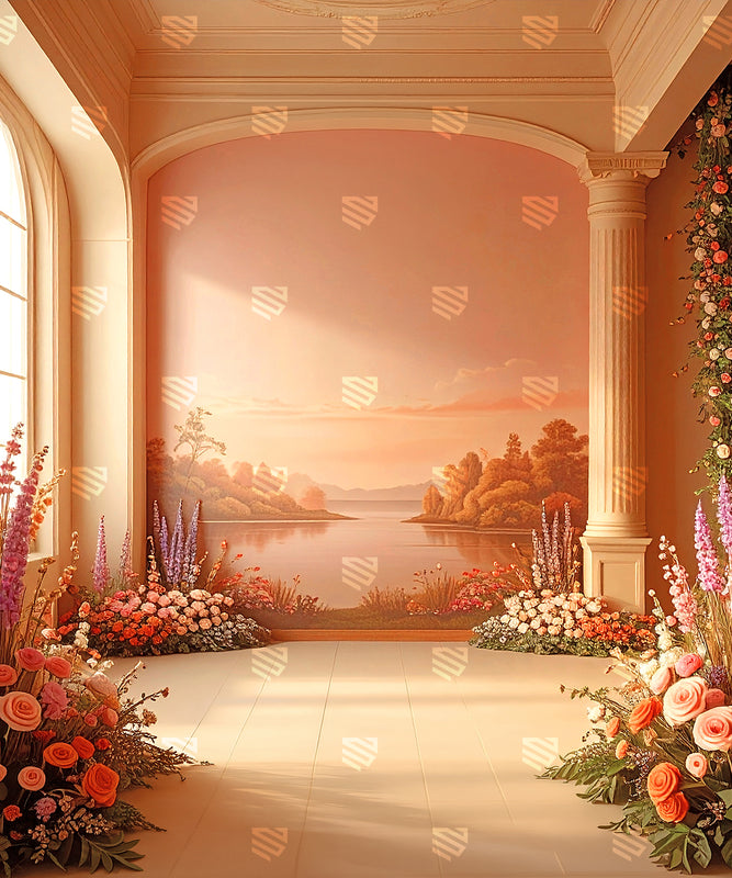 Elegant Sunset Garden