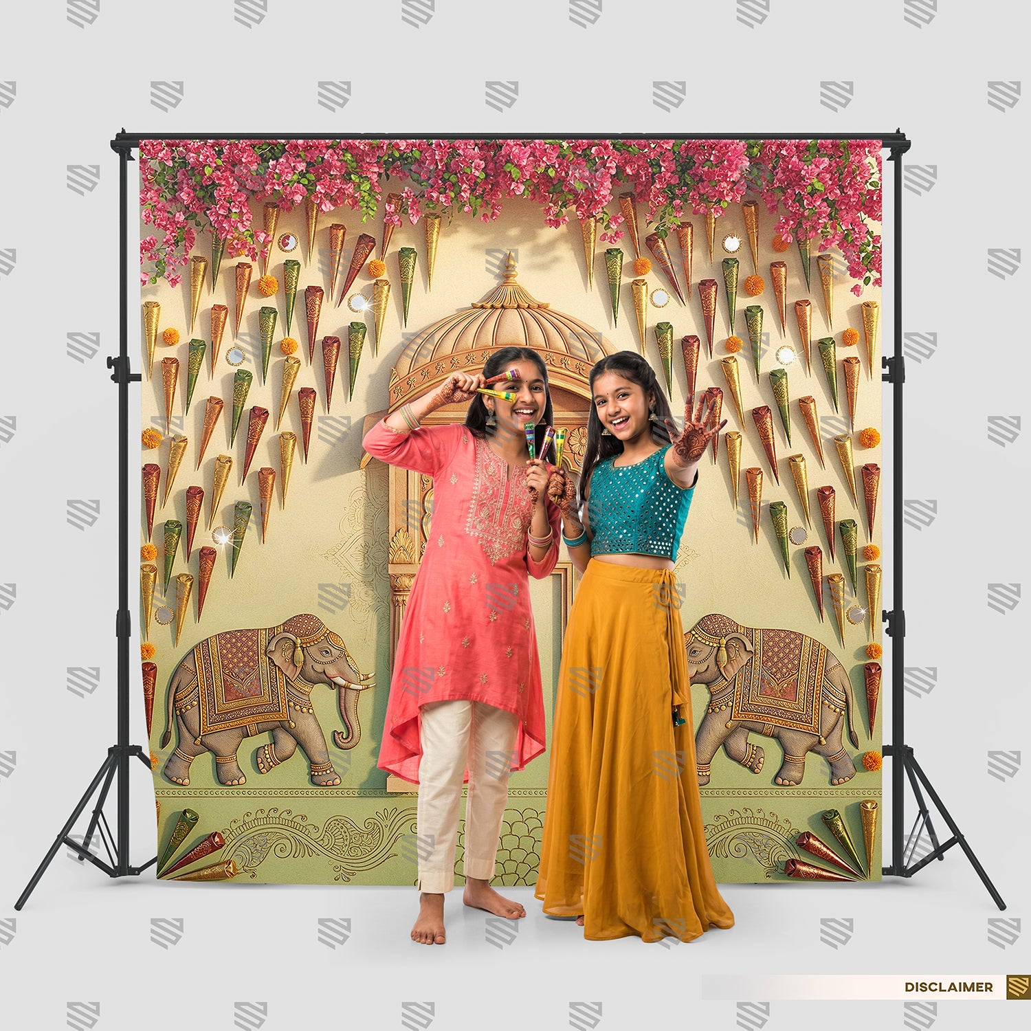 Elephant Arch Mehndi Grandeur