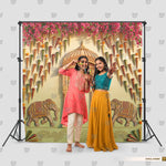 Mehndi Arch Backdrop