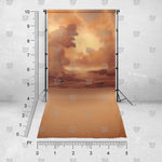 Ember sky-inspired background for portrait photography