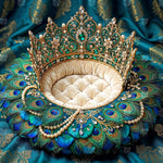 Emerald Feather Throne Newborn Baby Photography Backdrop