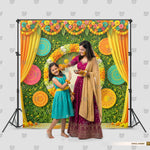 Haldi Garden Backdrop