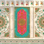 Emerald Marble Mandala Majesty Backdrop
