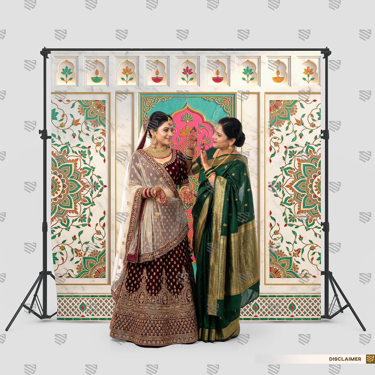 Emerald Marble Mandala Majesty