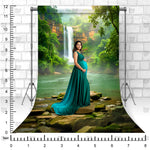 Serenity Falls Maternity Backdrop