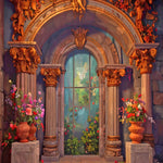Enchanted Garden Archway Backdrop