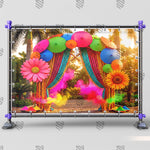 Festival Hues Baby Backdrop