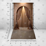 Velvet-inspired passage background for creative photography